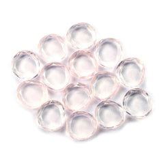ROSE QUARTZ BOTH SIDE TABLE CUT TRILLIONISH (LIGHT) 9X8.30MM 1.89 Cts.