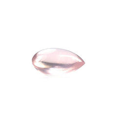 ROSE QUARTZ PLAIN PEAR CAB 8X6MM 1.16 Cts.
