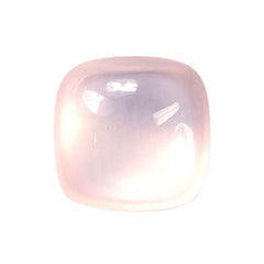 ROSE QUARTZ PLAIN LENTIL CUSHION 10X10MM 3.99 Cts.