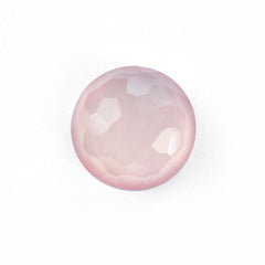 ROSE QUARTZ IRREGULAR CUT ROUND CAB (NORMAL/SEMI MILKY) 12.00 MM 5.07 Cts.