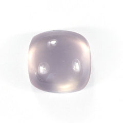 ROSE QUARTZ PLAIN CUSHION CAB (NORMAL/SEMI MILKY) 14.00X14.00 MM 11.30 Cts.