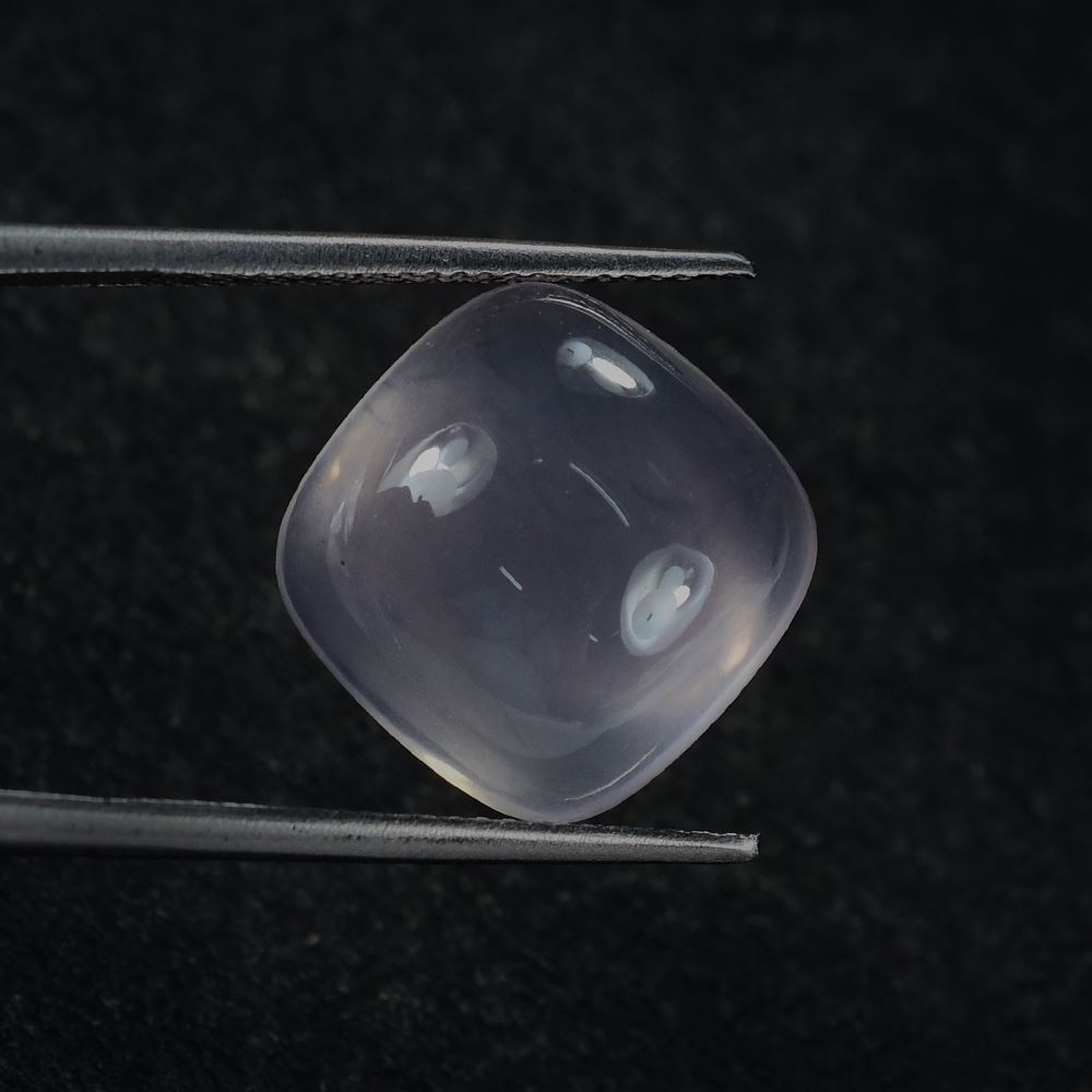 ROSE QUARTZ PLAIN CUSHION CAB (NORMAL/SEMI MILKY) 14.00X14.00 MM 11.30 Cts.
