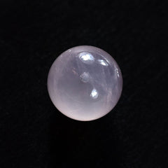 ROSE QUARTZ PLAIN ROUND BALLS (HALF DRILL 0.75)(SUPER EXTRA)(MILKY HI)10.00X10.00 MM 7.17 Cts.