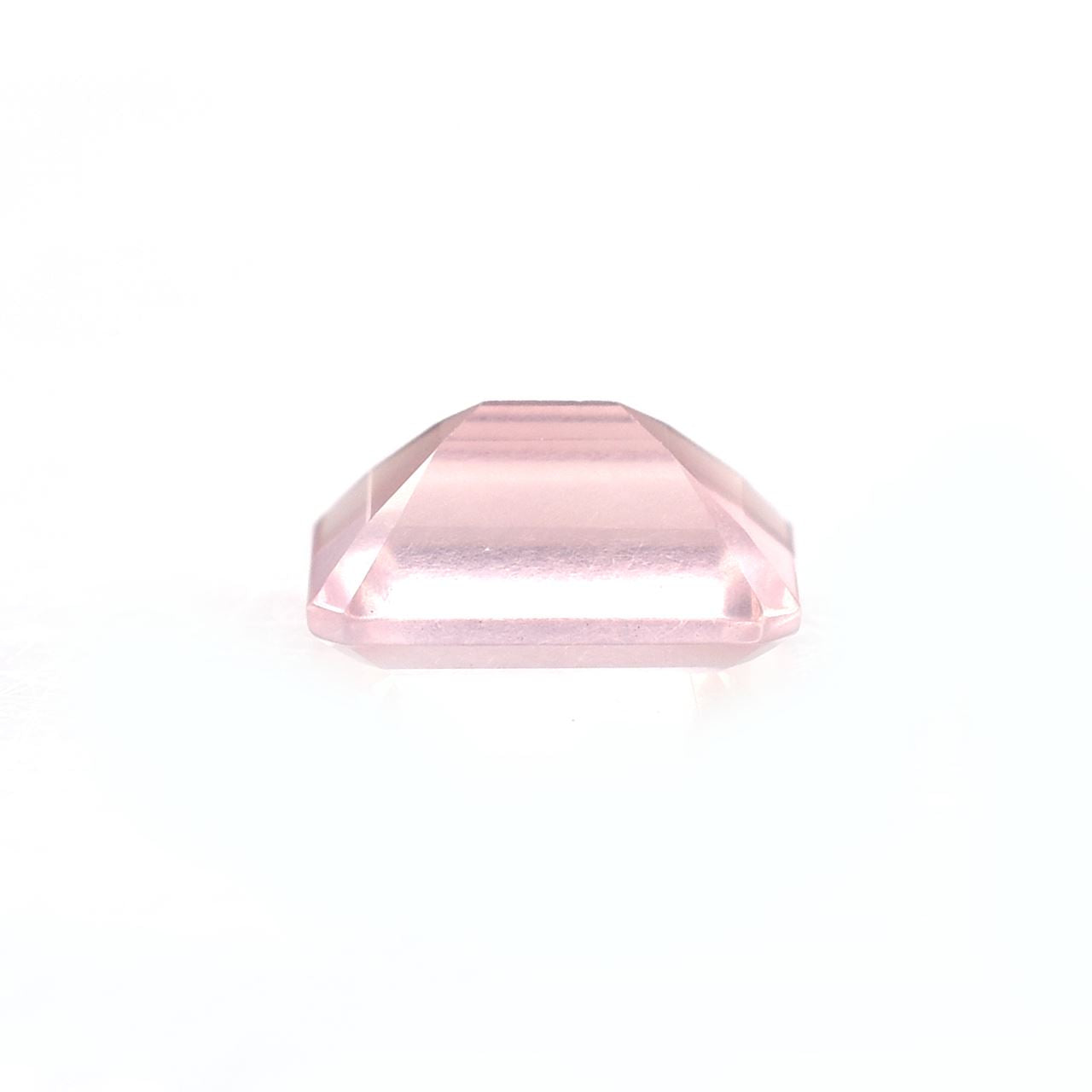 ROSE QUARTZ STEP CUT OCTAGON (SEMI MILKY)(SUPER SUPER EXTRA)(SI) 8.00X6.00 MM 1.36 Cts.