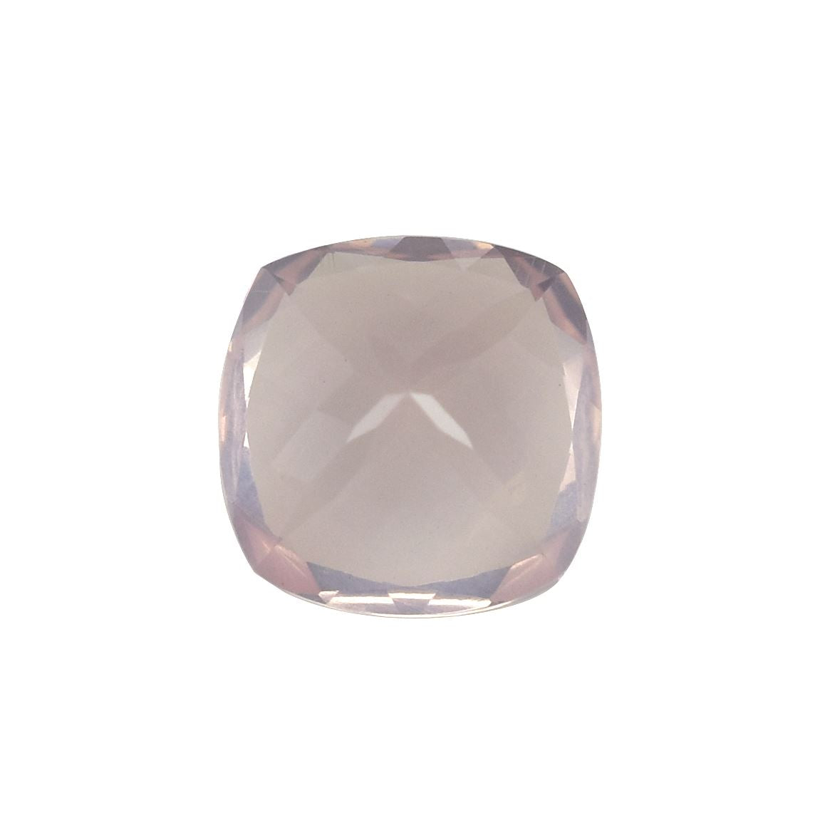 ROSE QUARTZ CUT CUSHION SRC (SUPER)(CLEAN) 8.00X8.00X8.00 MM 1.91 Cts.