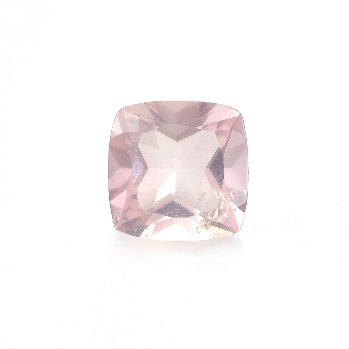 ROSE QUARTZ CUT ANTIQUE CUSHION (NORMAL)(CLEAN) 6.00X6.00 MM 0.92 Cts.
