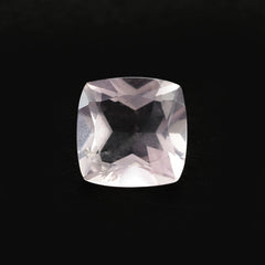 ROSE QUARTZ CUT ANTIQUE CUSHION (NORMAL)(CLEAN) 6.00X6.00 MM 0.92 Cts.