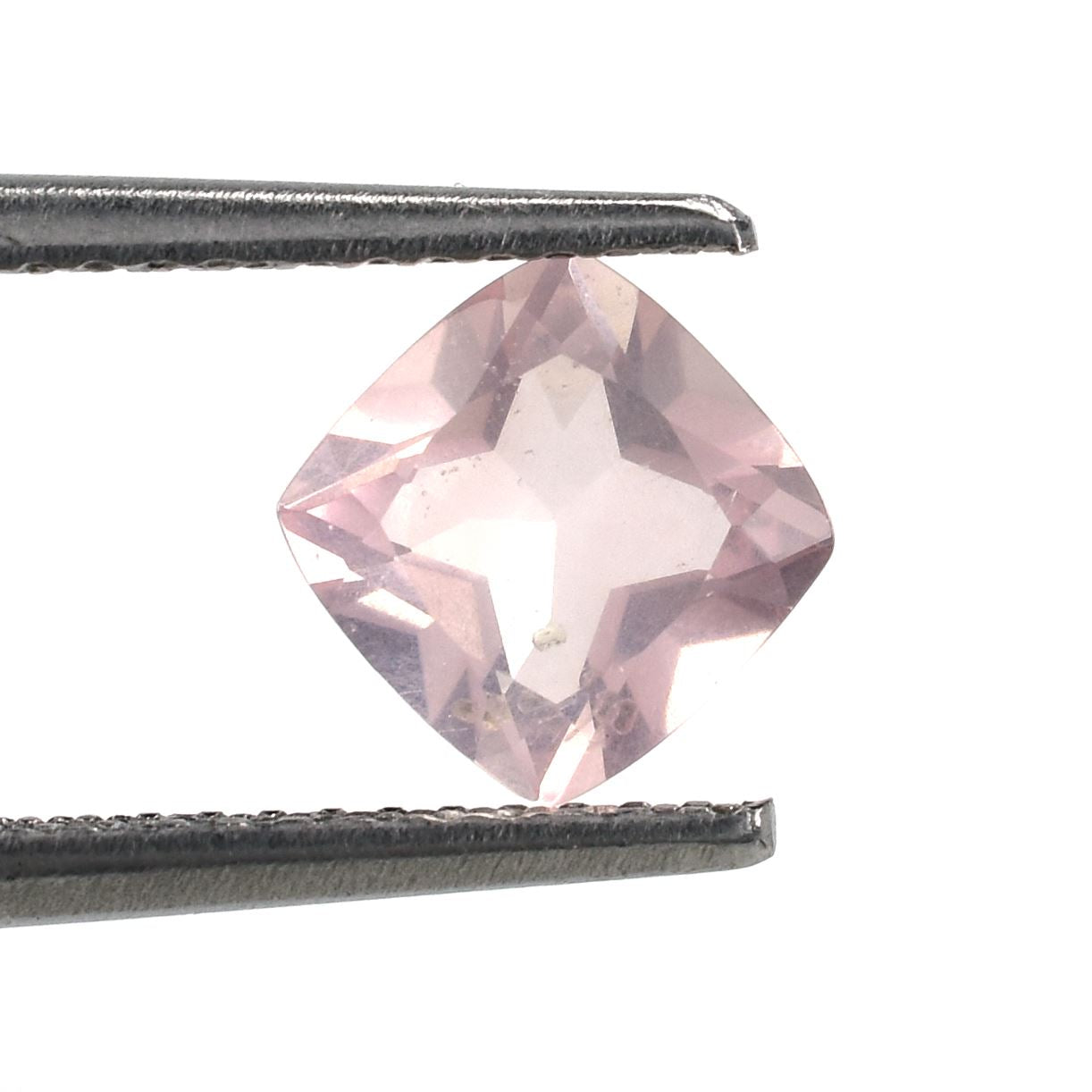 ROSE QUARTZ CUT ANTIQUE CUSHION (NORMAL)(CLEAN) 6.00X6.00 MM 0.92 Cts.