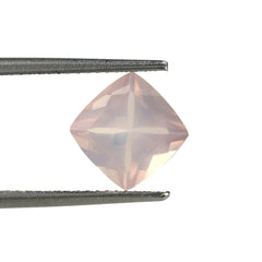 ROSE QUARTZ CUT ANTIQUE CUSHION (SEMI MILKY)(SUPER)(CLEAN) 8.00X8.00 MM 2.10 Cts.