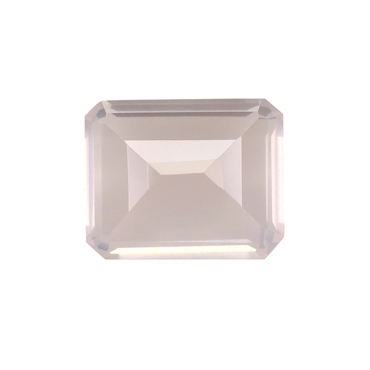 ROSE QUARTZ STEP CUT OCTAGON (LITE)(CLEAN) 10.00X8.00 MM 3.43 Cts.
