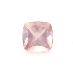 ROSE QUARTZ CUT ANTIQUE CUSHION (SEMI MILKY)(SUPER SUPER EXTRA)(SI) 8.00X8.00 MM 1.86 Cts.