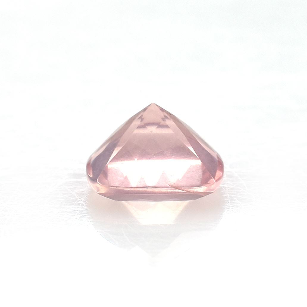 ROSE QUARTZ CUT ANTIQUE CUSHION (SEMI MILKY)(SUPER SUPER EXTRA)(SI) 8.00X8.00 MM 1.86 Cts.