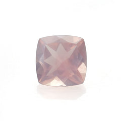 ROSE QUARTZ CUT ANTIQUE CUSHION (SEMI MILKY)(SUPER SUPER EXTRA)(CLEAN) 6.00X6.00 MM 0.91 Cts.