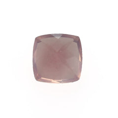 ROSE QUARTZ CUT ANTIQUE CUSHION (SEMI MILKY)(SUPER SUPER EXTRA)(CLEAN) 6.00X6.00 MM 0.91 Cts.