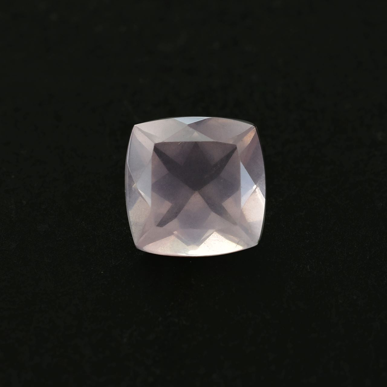 ROSE QUARTZ CUT ANTIQUE CUSHION (SEMI MILKY)(SUPER EXTRA)(CLEAN) 6.00X6.00 MM 0.93 Cts.