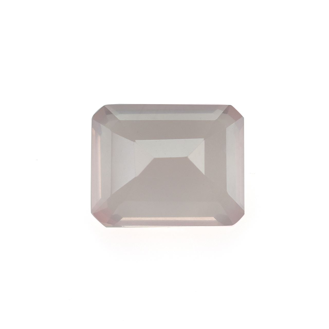 ROSE QUARTZ STEP CUT OCTAGON (SEMI MILKY)(SUPER EXTRA)(CLEAN) 10.00X8.00 MM 3.13 Cts.