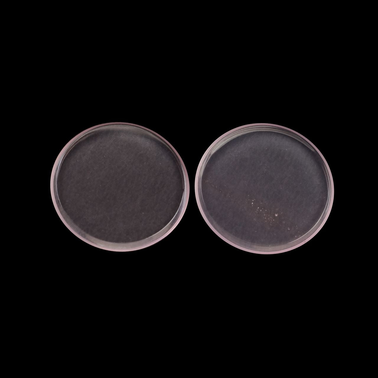 ROSE QUARTZ BOTH SIDE TABLE CUT ROUND (NORMAL/CLEAN)(TRANSPARENT) 20.00X20.00 MM 7.65 Cts.