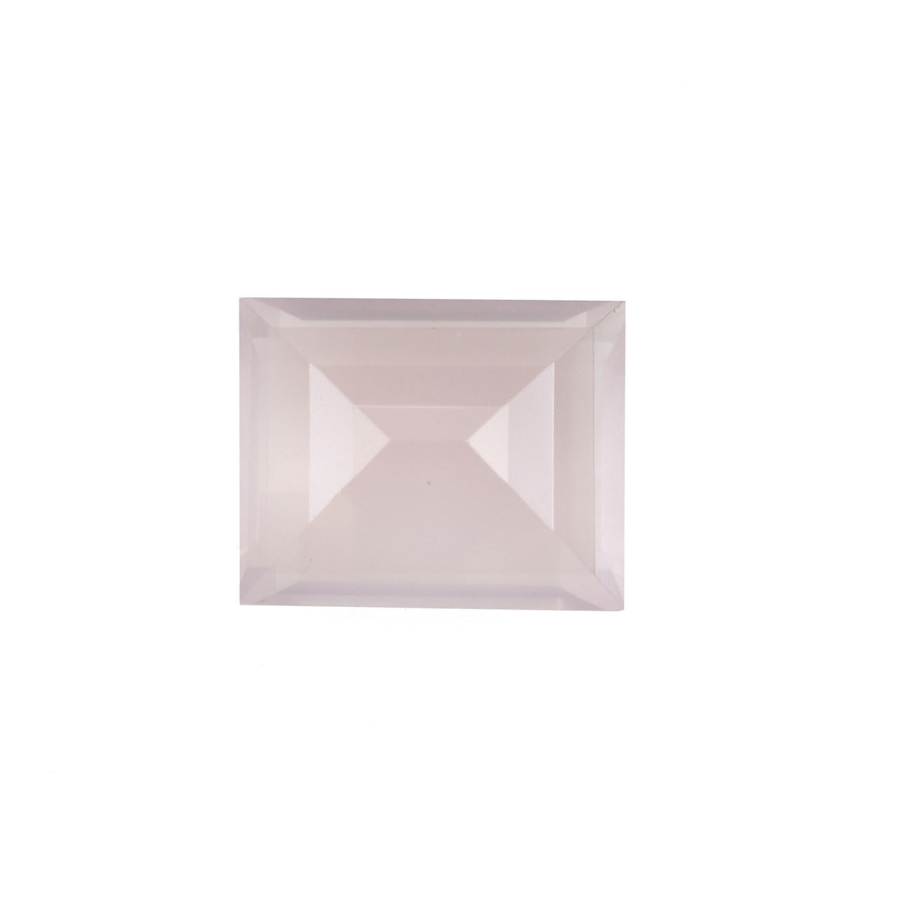 ROSE QUARTZ CUT BAGUETTE (SUPER)(CLEAN) 10.00X8.00 MM 3.13 Cts.