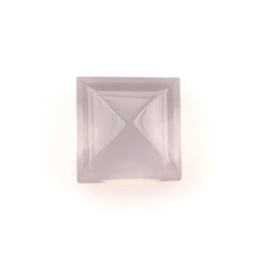 ROSE QUARTZ SUGARLOAF SQUARE (NORMAL/CLEAN)(TRANSPARENT) 10.50X10.50 MM 6.60 Cts.