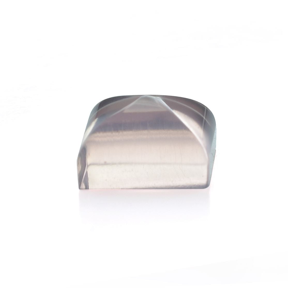 ROSE QUARTZ SUGARLOAF SQUARE (NORMAL/CLEAN)(TRANSPARENT) 10.50X10.50 MM 6.60 Cts.