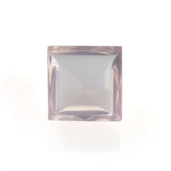 ROSE QUARTZ SUGARLOAF SQUARE (NORMAL/CLEAN)(TRANSPARENT) 10.50X10.50 MM 6.60 Cts.