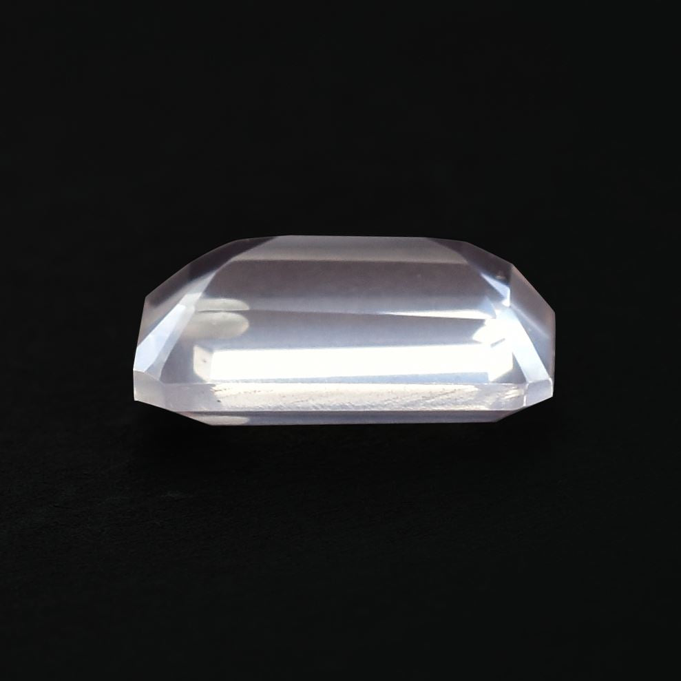 ROSE QUARTZ STEP CUT OCTAGON (LITE)(CLEAN)(H/D-0.90MM) 14.00X10.00 MM 6.45 Cts.