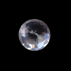 ROSE QUARTZ CHECKER CUT TOP CUT ROUND (NORMAL/CLEAN)(TRANSPARENT) 12.00X12.00 MM 5.33 Cts.