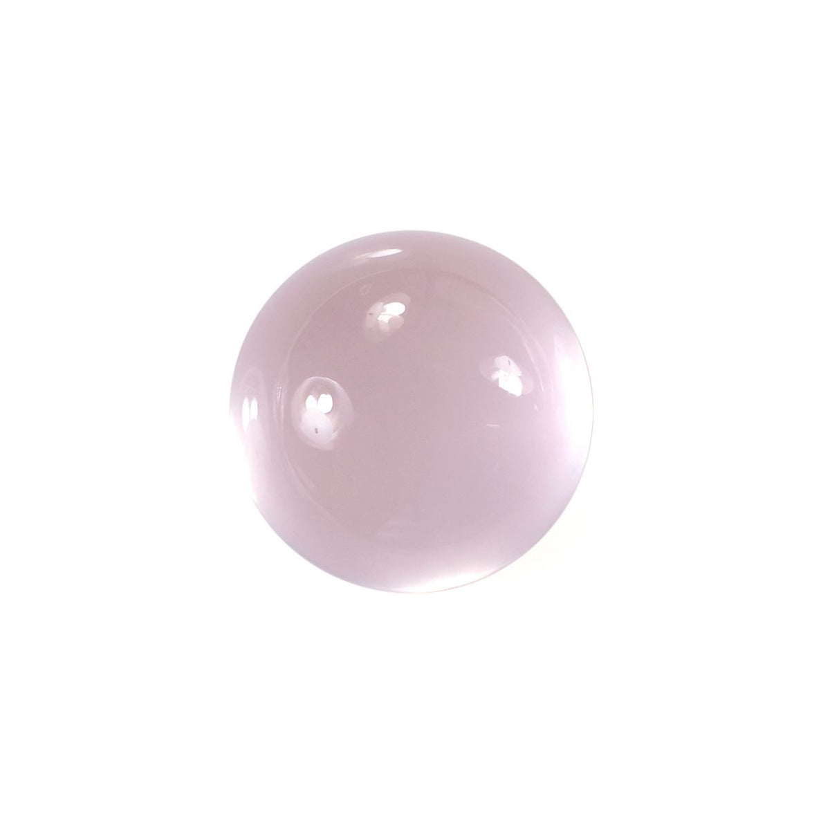 ROSE QUARTZ PLAIN ROUND CAB (NORMAL/CLEAN)(TRANSPARENT) 13.00X13.00 MM 8.75 Cts.