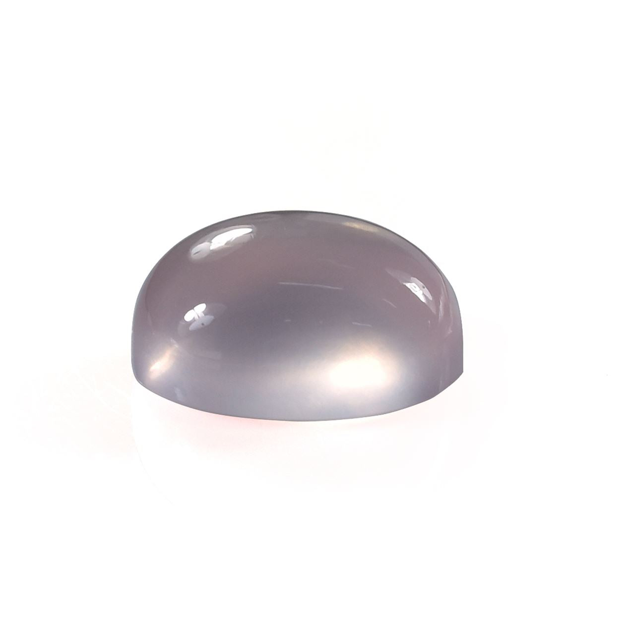 ROSE QUARTZ PLAIN OVAL CAB (NORMAL/CLEAN)(TRANSPARENT) 14.00X12.00 MM 9.40 Cts.