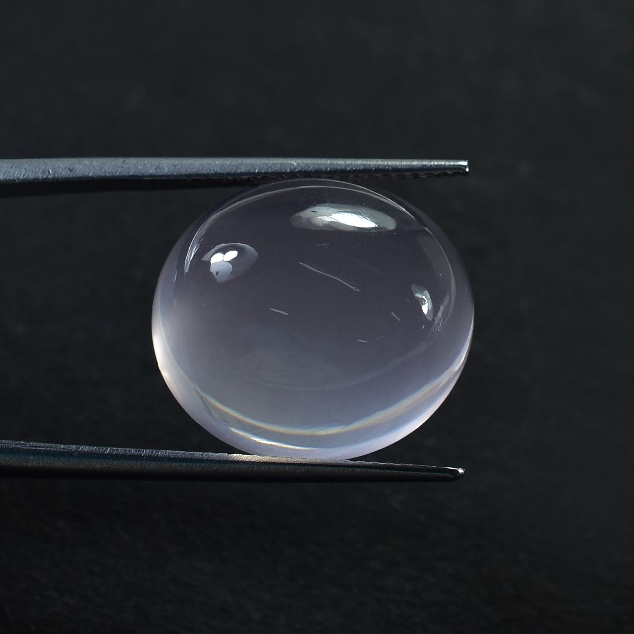 ROSE QUARTZ PLAIN OVAL CAB (NORMAL/CLEAN)(TRANSPARENT) 18.00X16.00 MM 21.60 Cts.