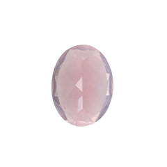 ROSE QUARTZ CUT OVAL (SUPER SUPER EXTRA)(SI)(SEMI MILKY) 8.00X6.00 MM 1.08 Cts.