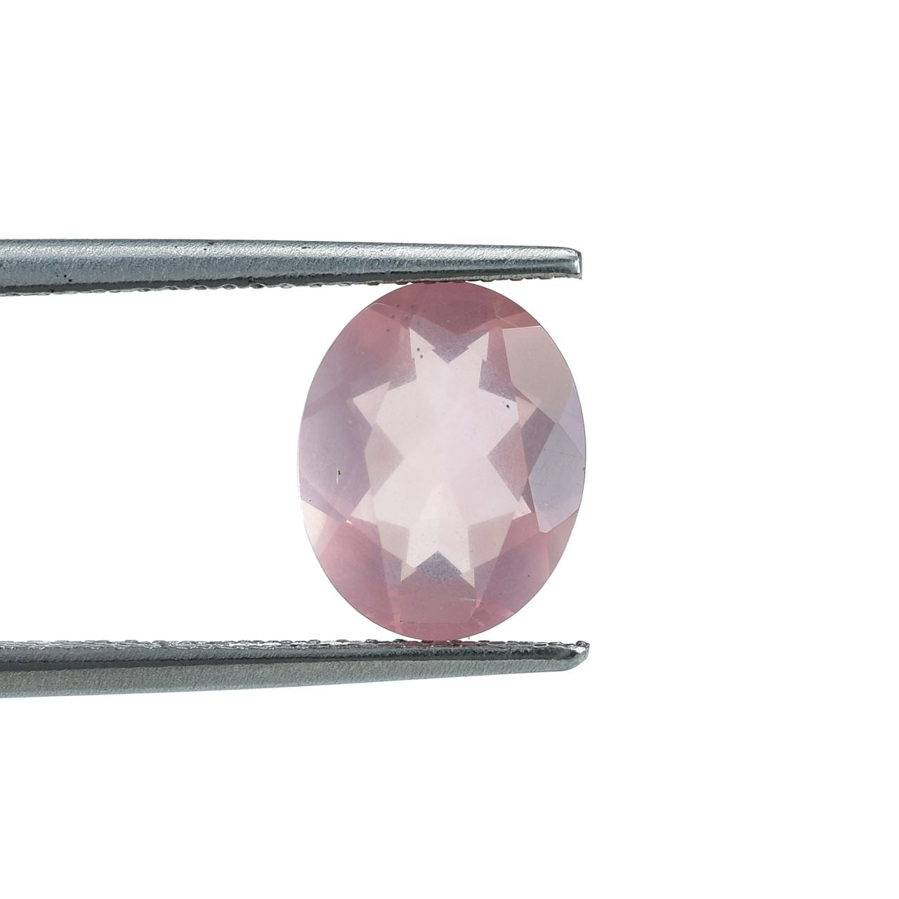 ROSE QUARTZ CUT OVAL (SUPER SUPER EXTRA)(SI) 10.00X8.00 MM 2.17 Cts.