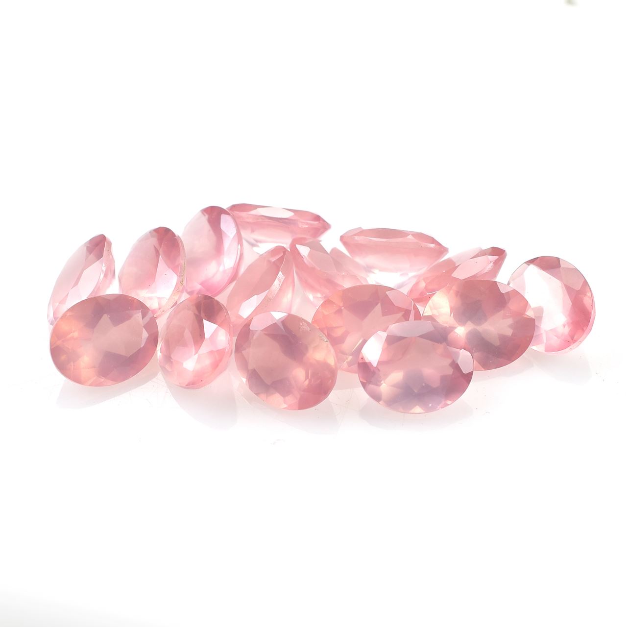 ROSE QUARTZ CUT OVAL (SUPER SUPER EXTRA)(SI) 10.00X8.00 MM 2.17 Cts.