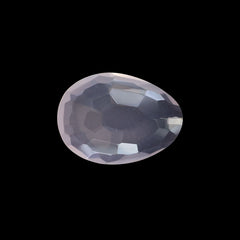 ROSE QUARTZ IRREGULAR FACETED BRIOLETTE PEARISH (H/D-0.90MM)(SUPER )(SI) 25.00X18.00 MM 21.55 Cts.