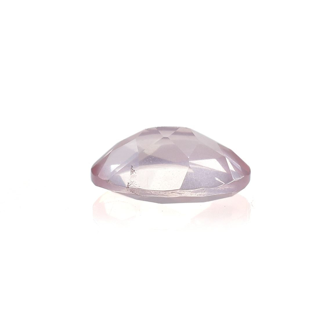 ROSE QUARTZ CUT OVAL (SUPER)(SEMI MILKY) 8.00X6.00 MM 1.10 Cts.