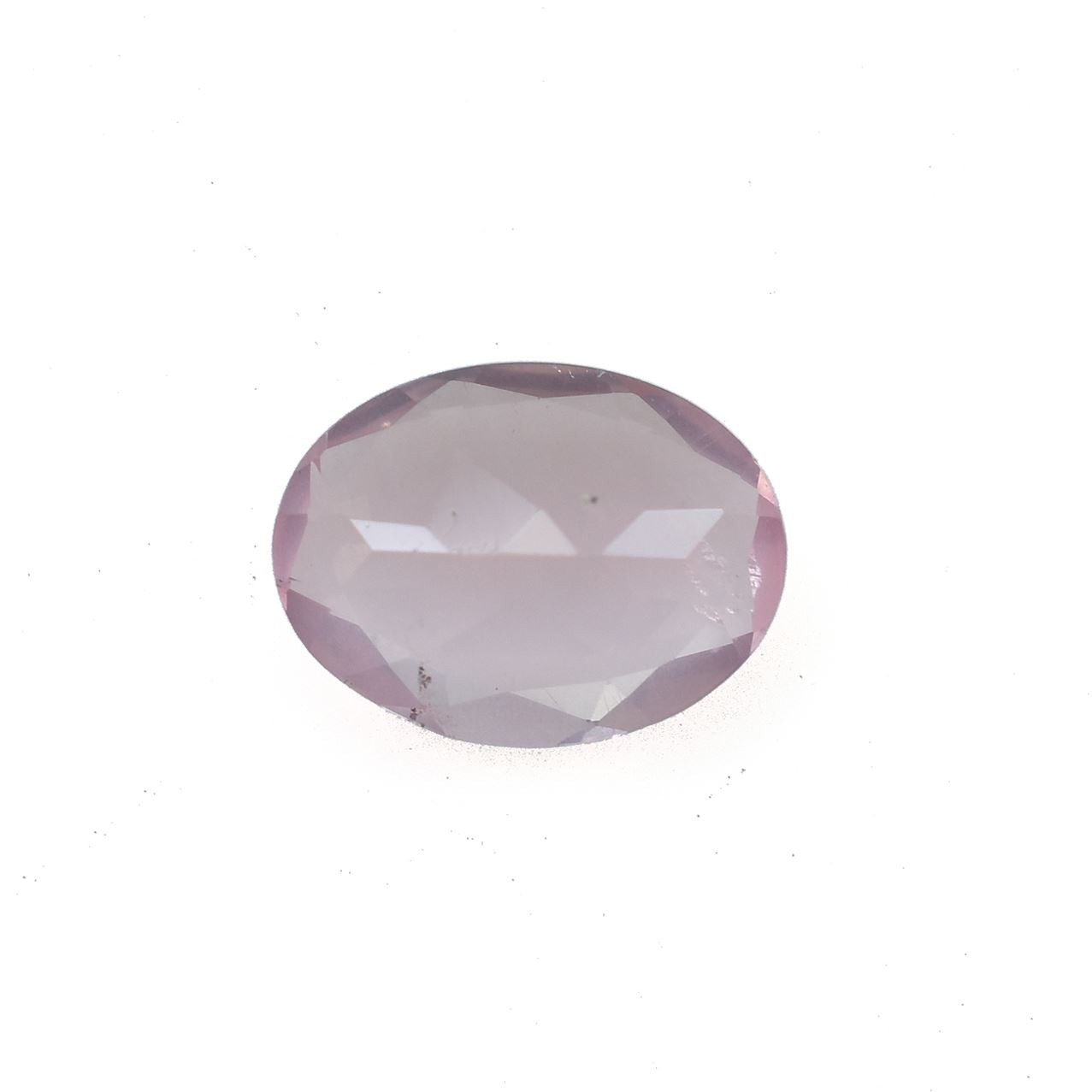 ROSE QUARTZ CUT OVAL (SUPER)(SEMI MILKY) 8.00X6.00 MM 1.10 Cts.
