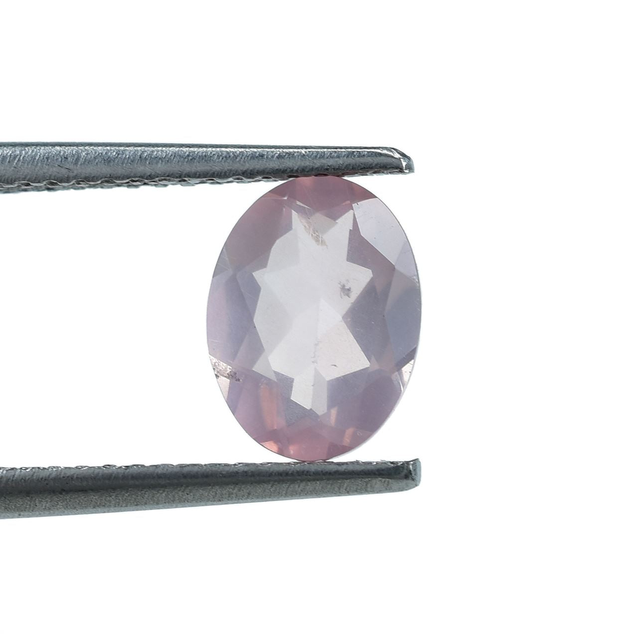 ROSE QUARTZ CUT OVAL (SUPER)(SEMI MILKY) 8.00X6.00 MM 1.10 Cts.