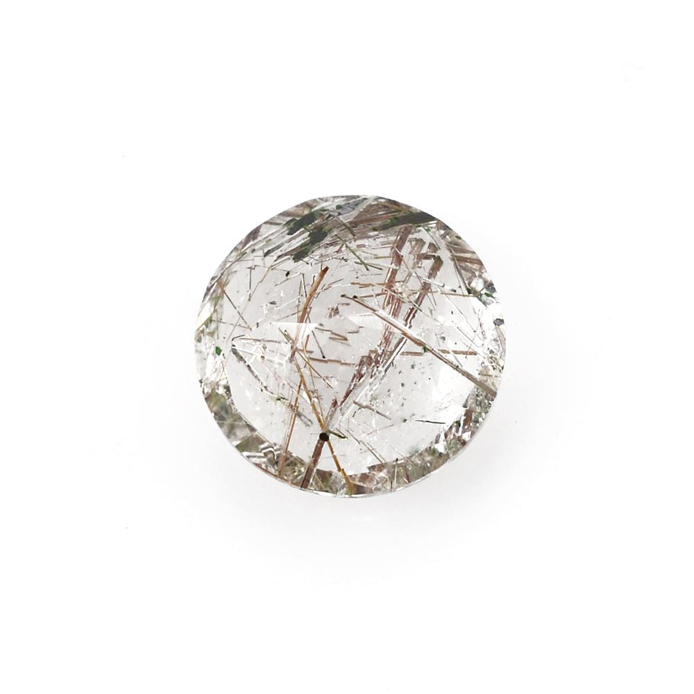 RED RUTILE QUARTZ CUT ROUND 10MM 3.41 Cts.