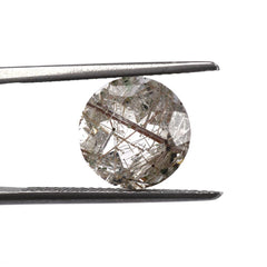 RED RUTILE QUARTZ CUT ROUND 10MM 3.41 Cts.