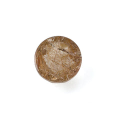 RED RUTILE QUARTZ ROSE CUT ROUND CAB 8MM 2.05 Cts.