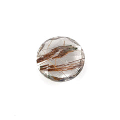 RED RUTILE QUARTZ CUT ROUND 10MM 3.23 Cts.