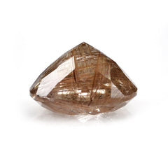 RED RUTILE QUARTZ CUT ROUND 12MM 6.05 Cts.