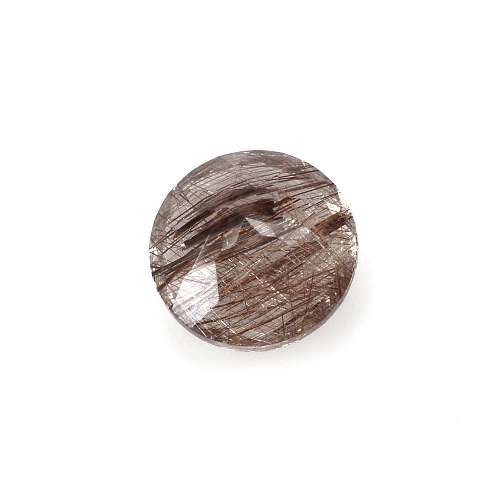 RED RUTILE QUARTZ CUT ROUND 10MM 3.65 Cts.