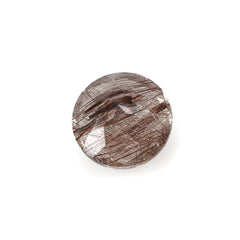 RED RUTILE QUARTZ CUT ROUND 10MM 3.65 Cts.