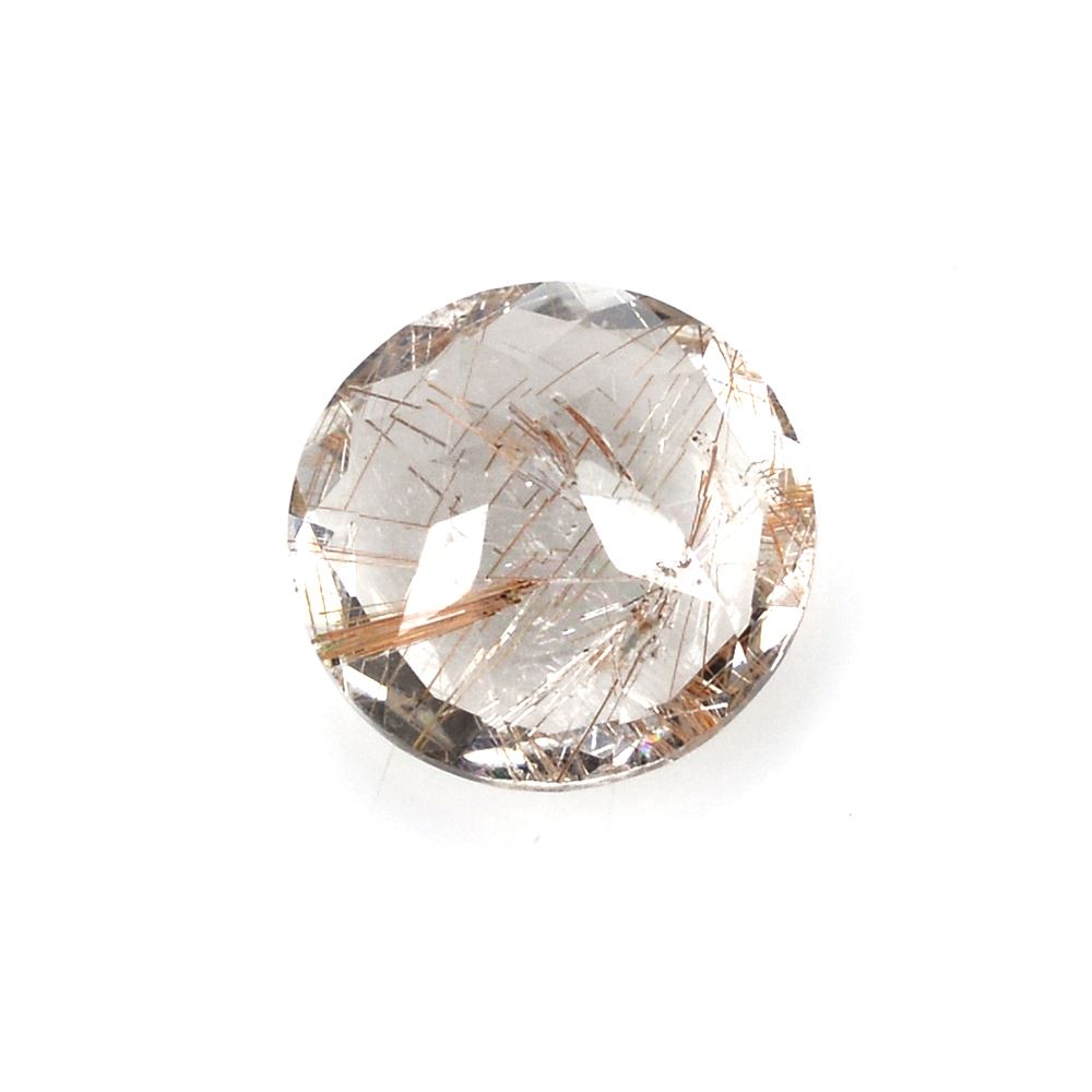 RED RUTILE QUARTZ CUT ROUND 12MM 5.71 Cts.