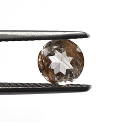 RED RUTILE QUARTZ CUT ROUND 6MM 0.74 Cts.