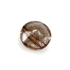 RED RUTILE QUARTZ CUT ROUND 10MM 3.53 Cts.