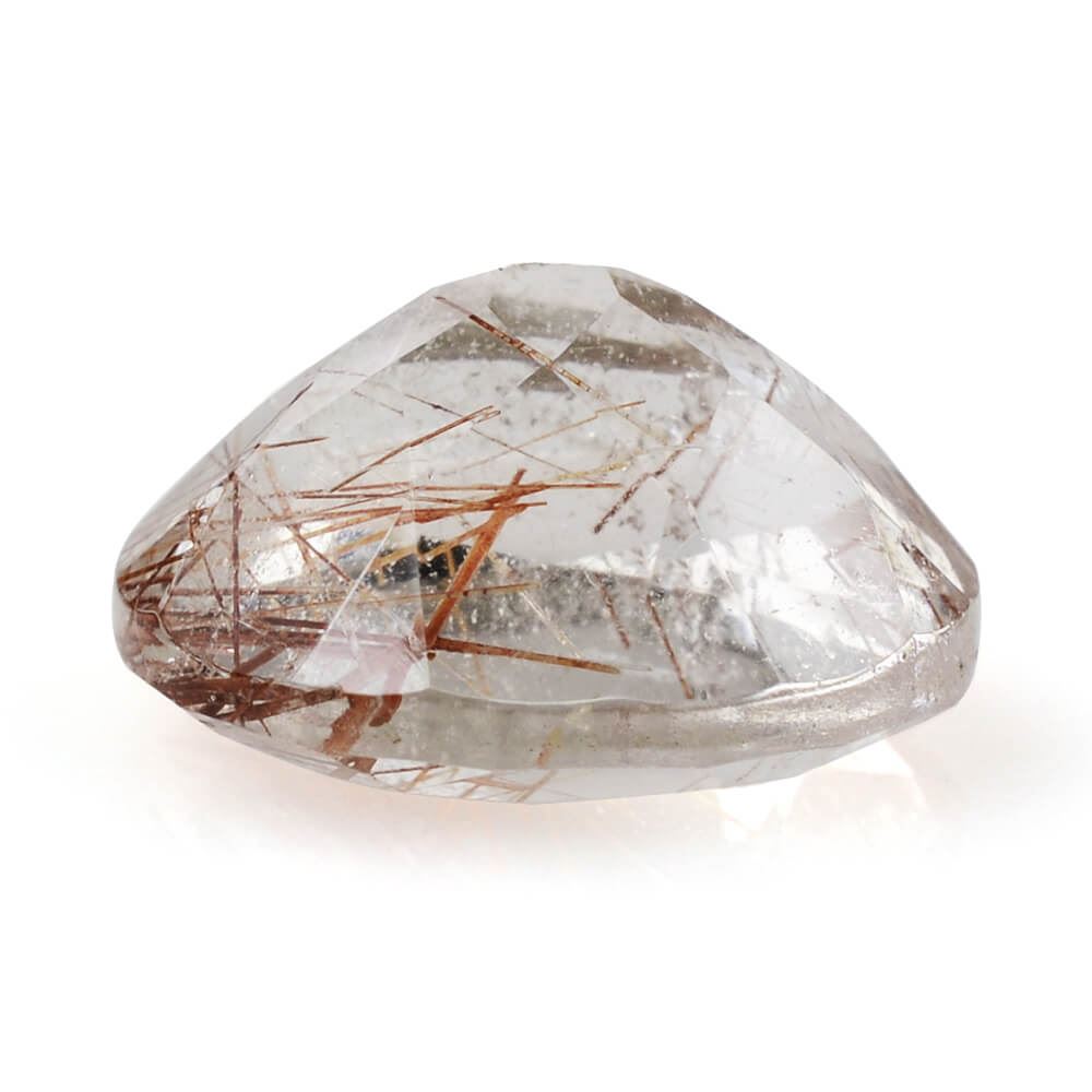 RED RUTILE QUARTZ CUT OVAL 12X10MM 4.63 Cts.