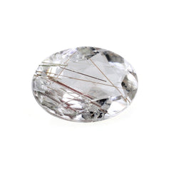 RED RUTILE QUARTZ CUT OVAL 7X5MM 0.70 Cts.