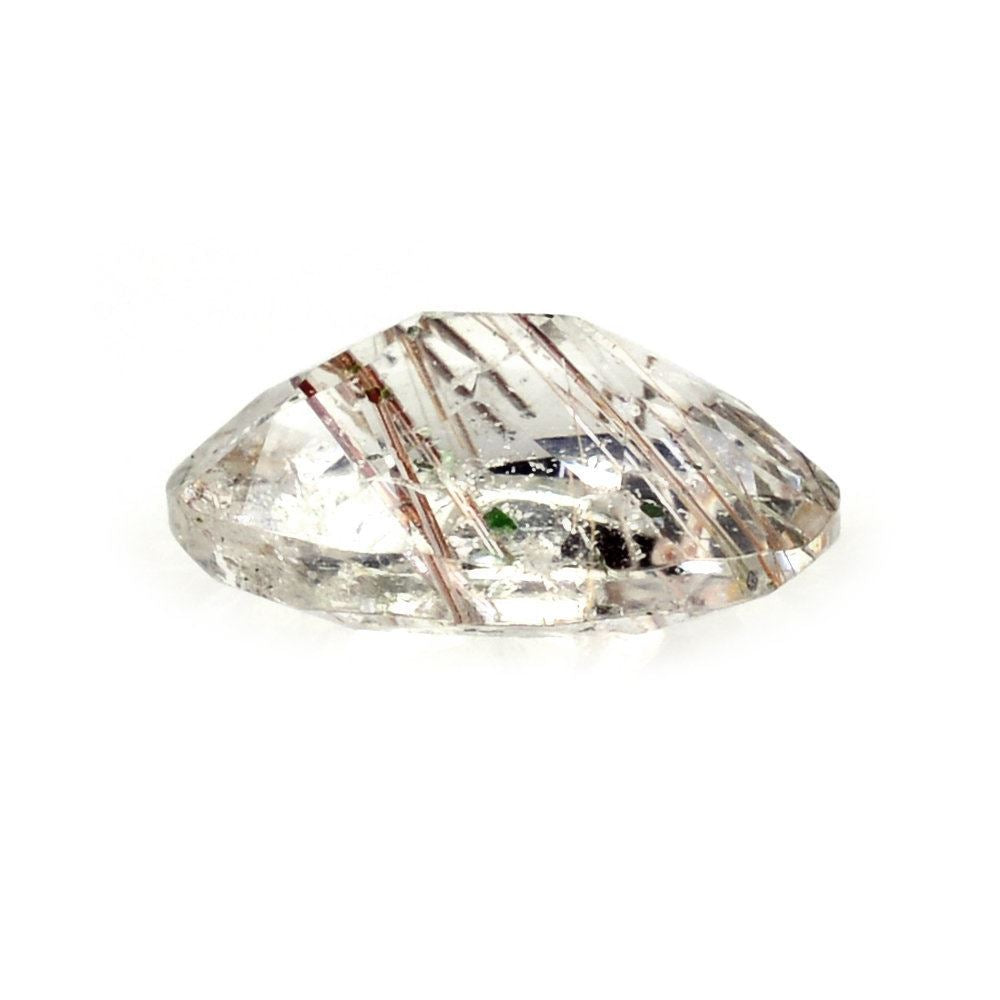 RED RUTILE QUARTZ CUT OVAL 7X5MM 0.70 Cts.